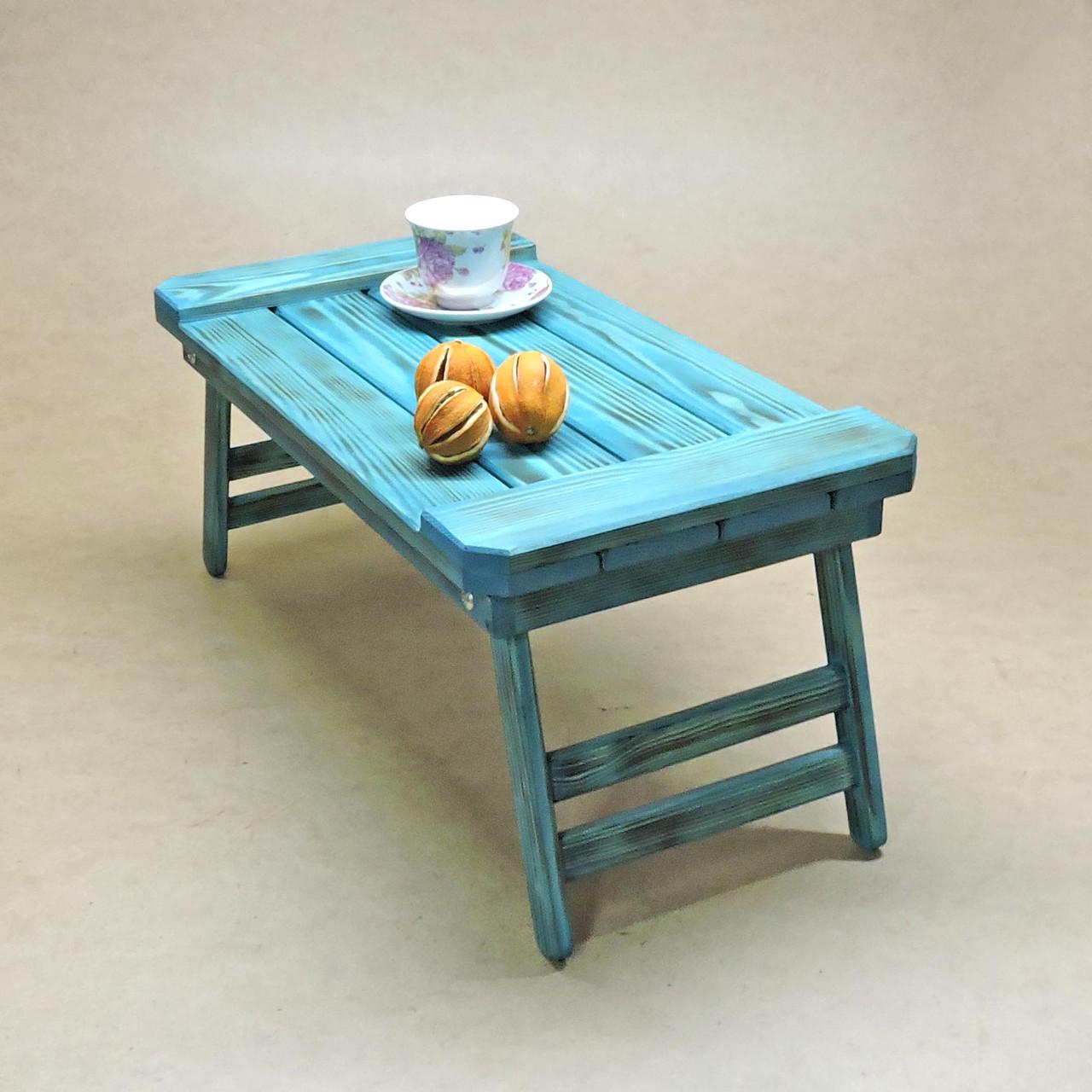 Столик-піднос для сніданку з дерева Огайо Джинс (СТП-000899) - фото 5