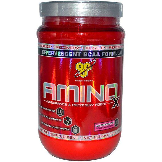 Амінокислота BCAA для спорту BSN Amino X 435 г 30 порцій Watermelon