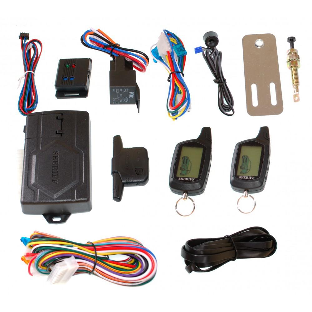 Автосигнализация Sheriff ZX-750 2 ЖК брелока - фото 2