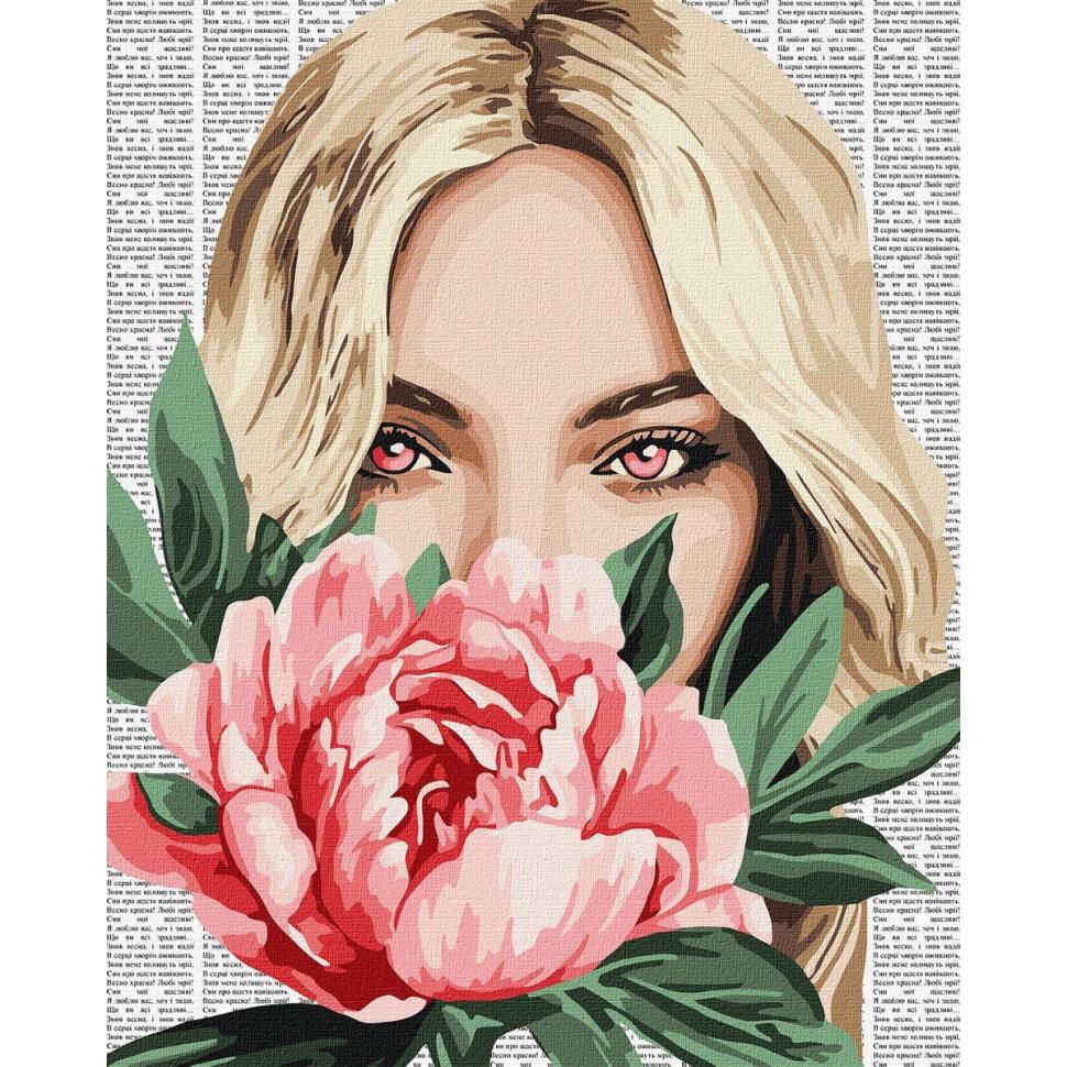 Картина по номерам Ideyka KHO8599 Красочная поэзия Пион 40х50 см (2746681481)