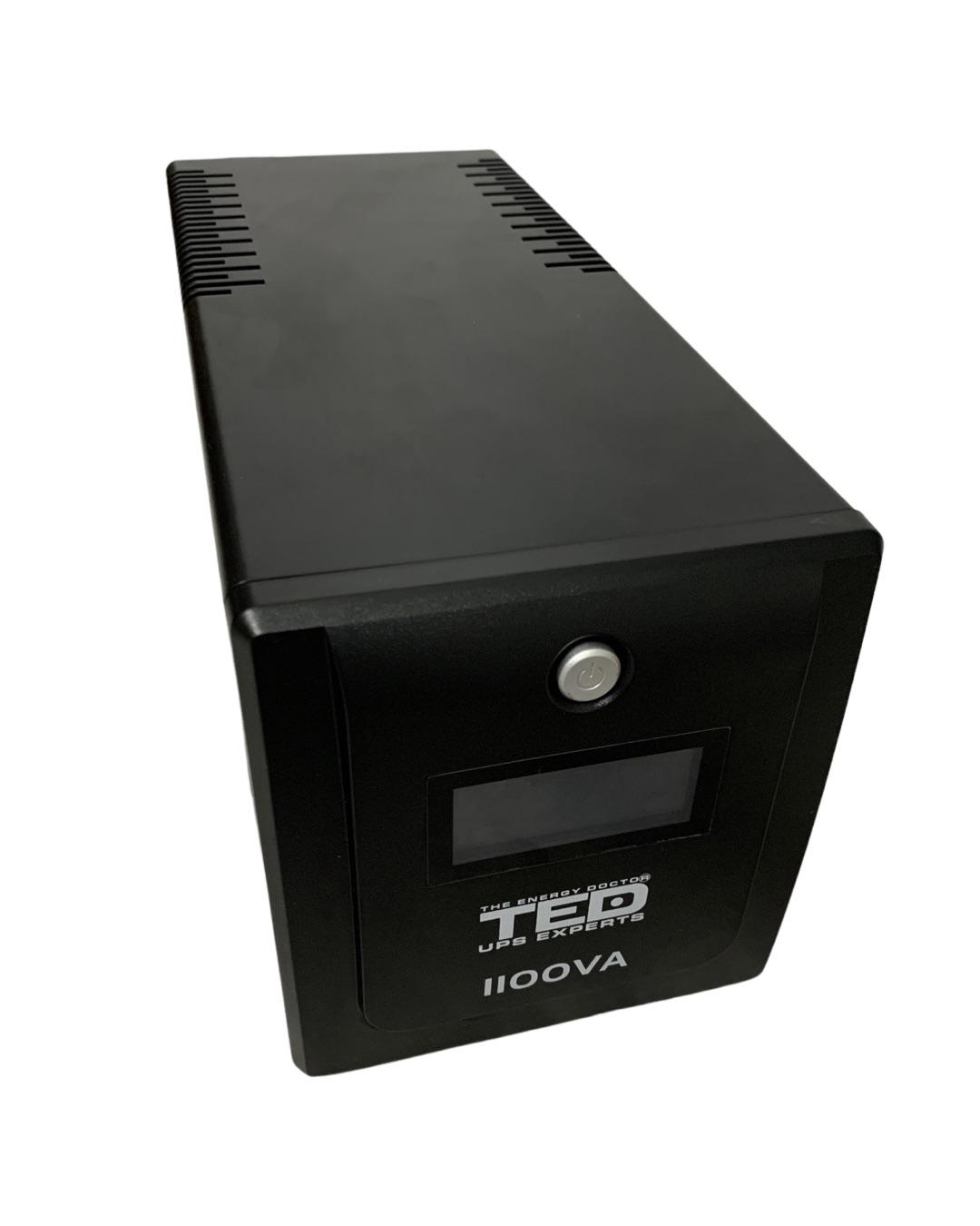 Джерело безперебійного живлення UPS TED 500W 1100VA (250044) - фото 2