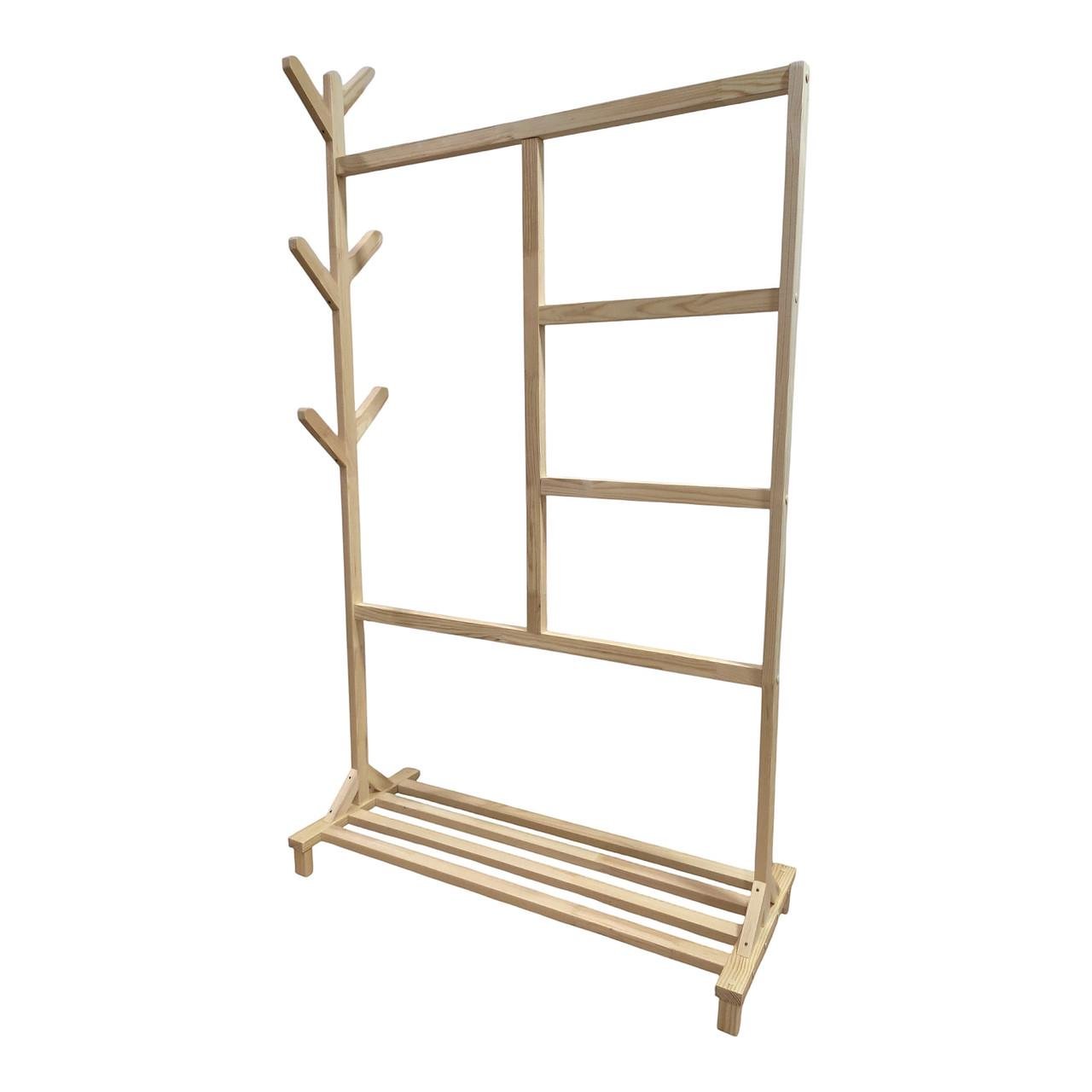 Стойка-вешалка для одежды деревянная (2494301018)