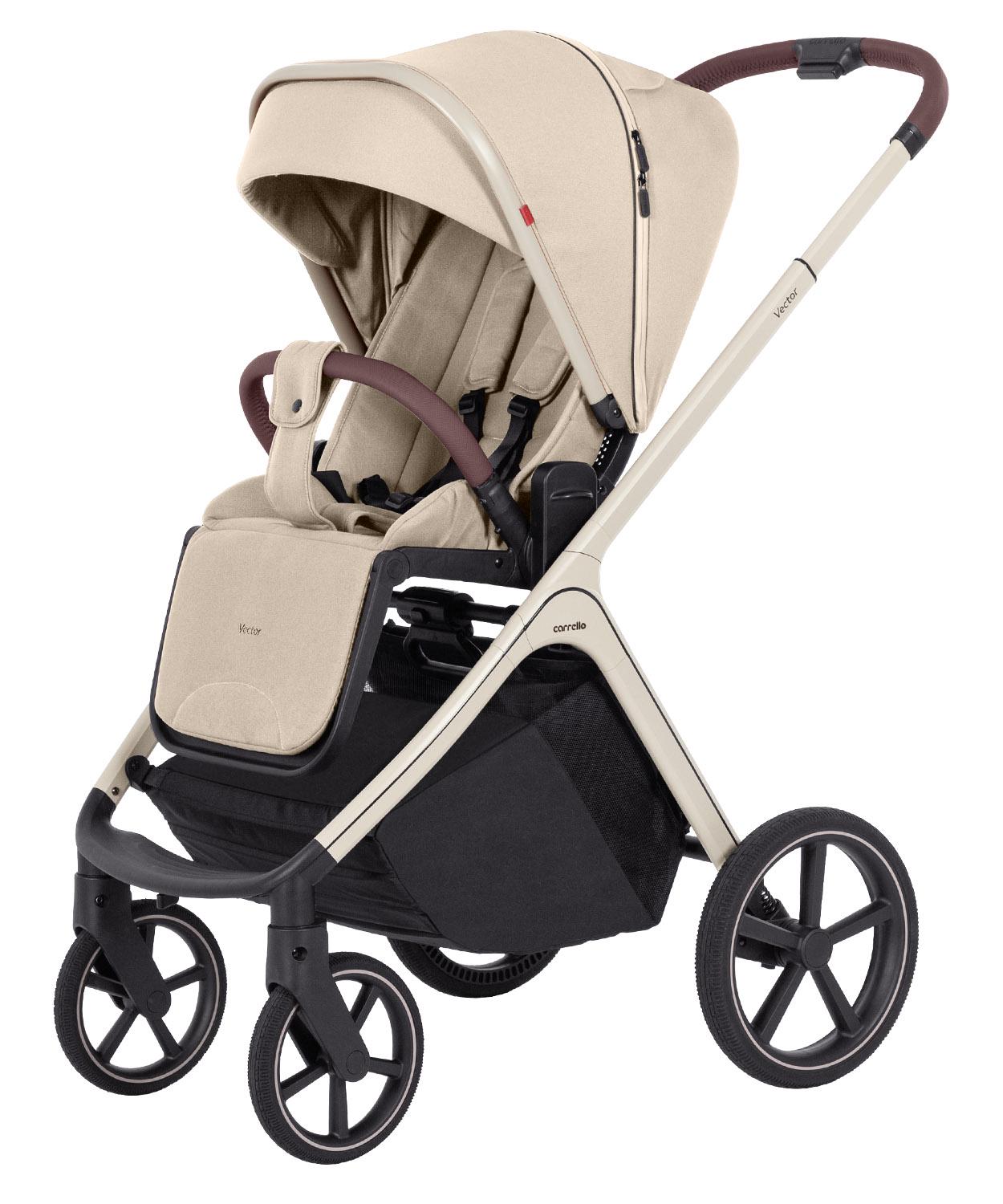 Коляска-книга универсальная Carrello Vector 2в1 Seashell Beige (CRL-6550) - фото 1 Коляска-книга универсальная Carrello Vector 2в1 Seashell Beige (CRL-6550) - фото 1