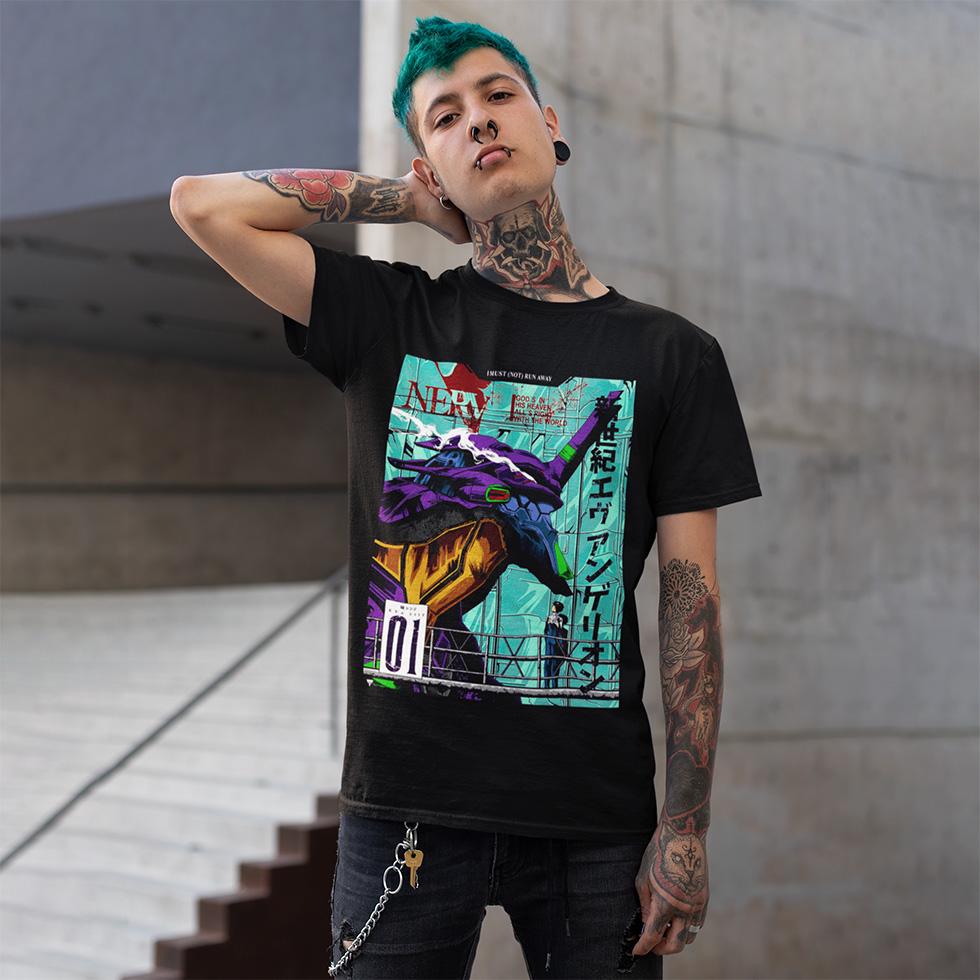 Футболка унисекс Evangelion Unit 01 XL Черный (00000008378) Футболка унисекс Evangelion Unit 01 XL Черный (00000008378)