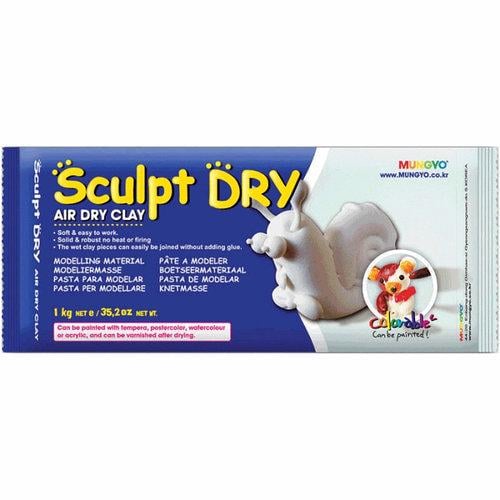 Глина полімерна самозастигаюча Mungyo Sculpt Dry 1 кг Білий (MW1000) Глина полімерна самозастигаюча Mungyo Sculpt Dry 1 кг Білий (MW1000)