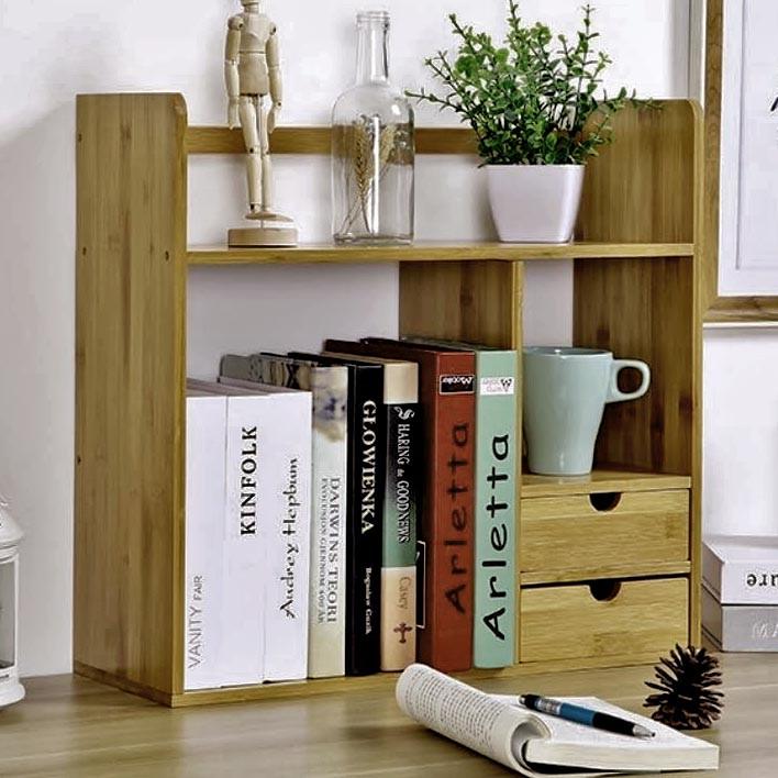 Полка-надстройка настольная из дерева Лафорс сиена (АКД-010305)