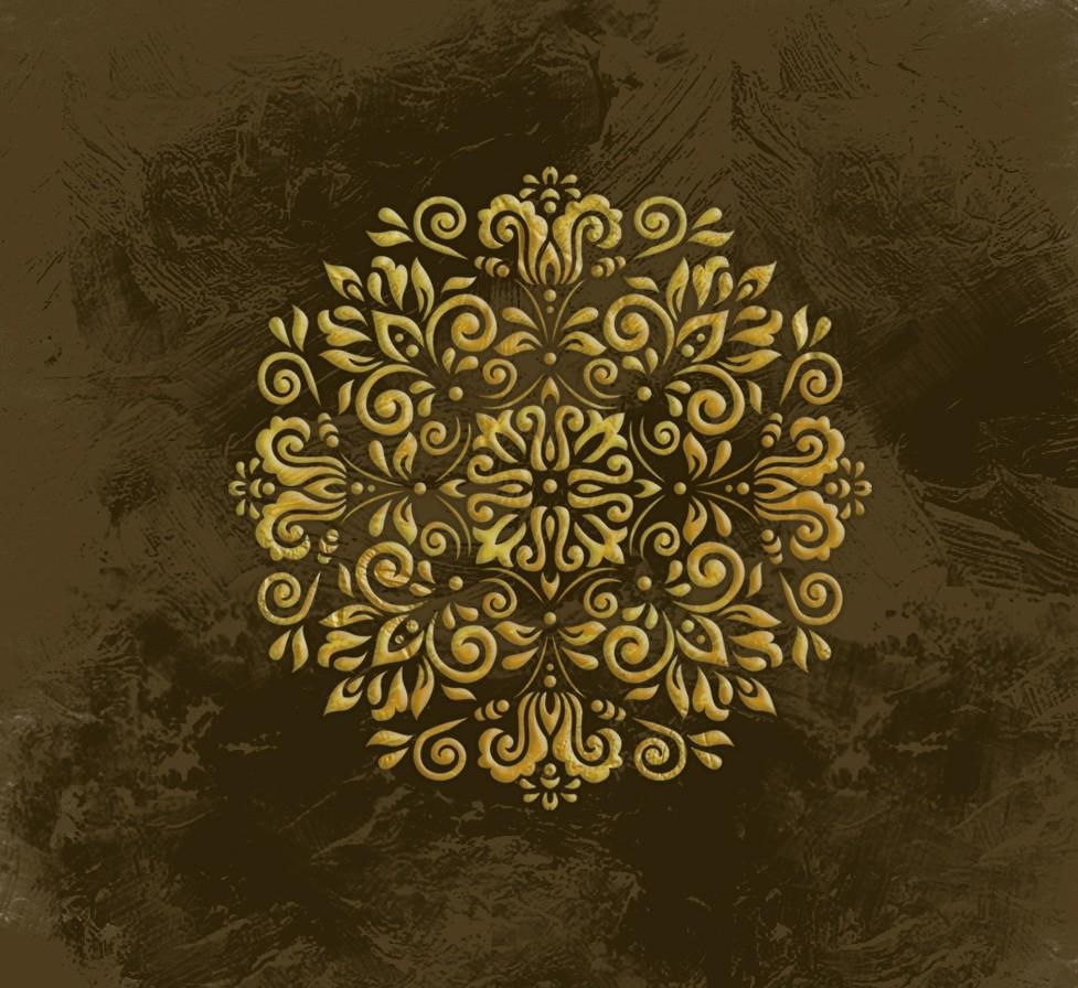 Трафарет DFA Круглые узоры декоративный акцент под штукатурку и краску 38x38 см толщина 0,3-1 мм (C00145)