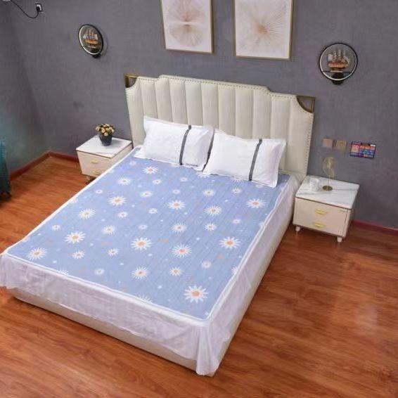 Электропростынь односпальная плотная Royan с ромашкой байка 70х150 см Серый - фото 5 Электропростынь односпальная плотная Royan с ромашкой байка 70х150 см Серый - фото 5