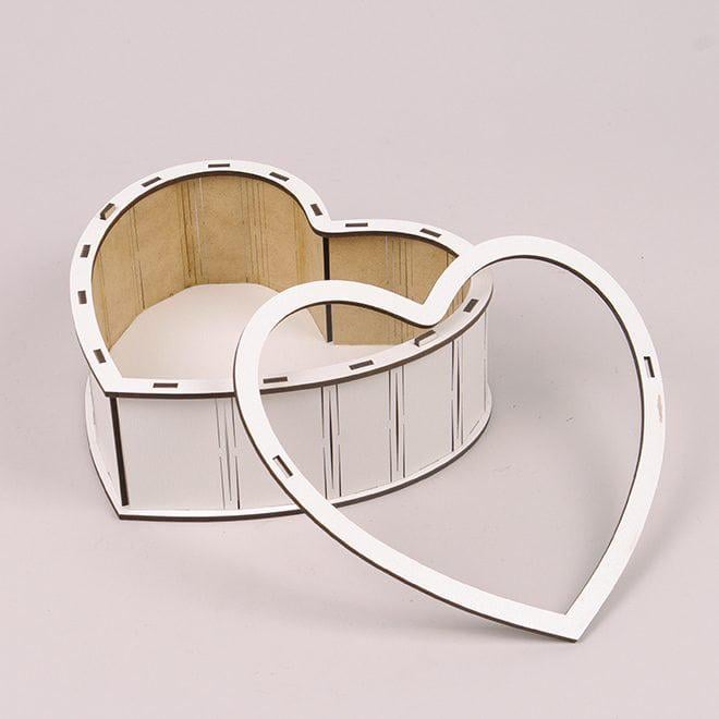 Коробка подарункова Flora Серце з прозорою кришкою Білий (33288) - фото 2 Коробка подарункова Flora Серце з прозорою кришкою Білий (33288) - фото 2