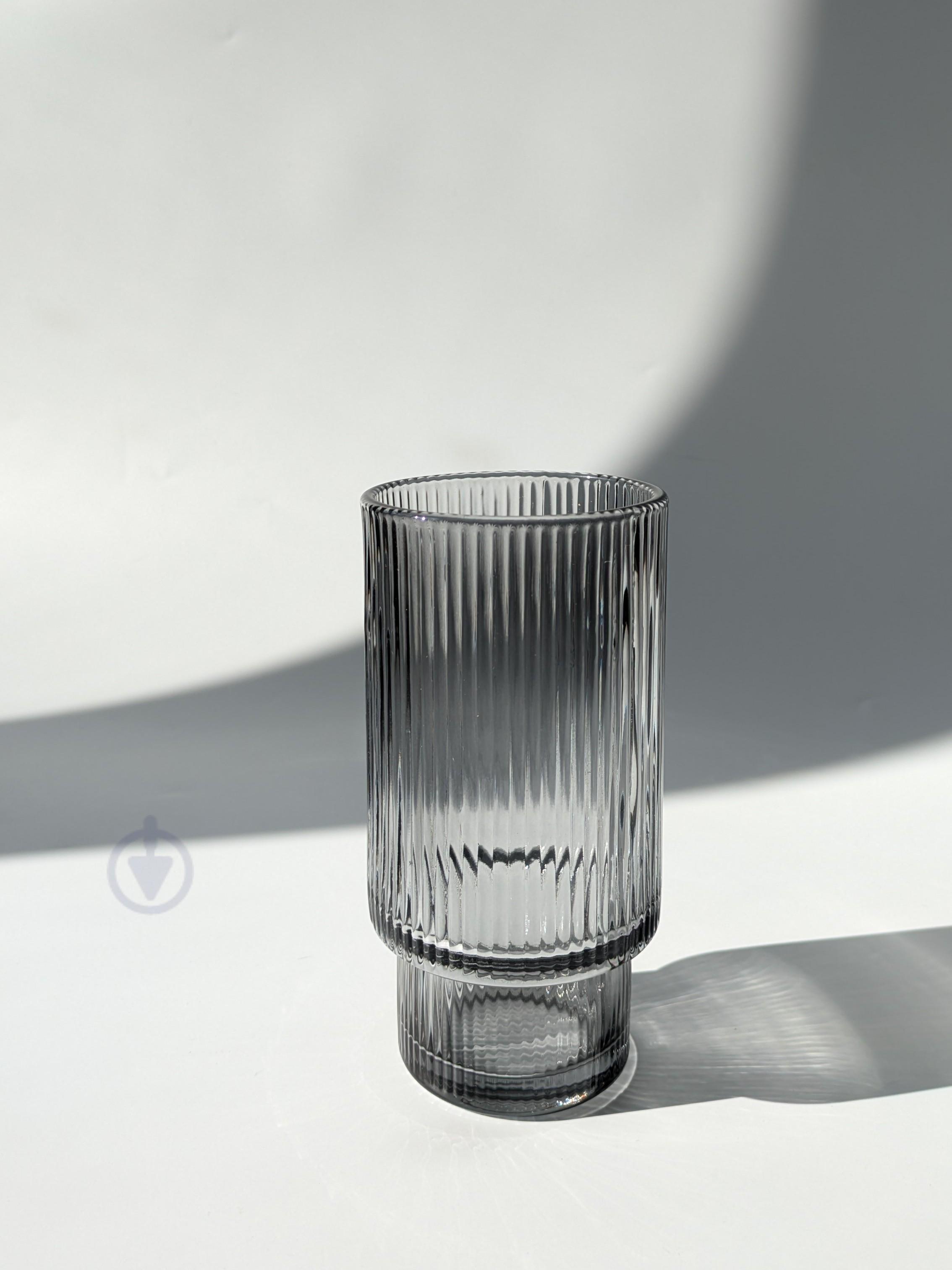 Стакан Полосы 300 мл Серый (1893) - фото 2