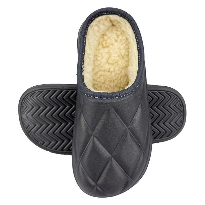 Галоши женские теплые 6002-4 p. 38-39 24,5-25 см Темно-серый