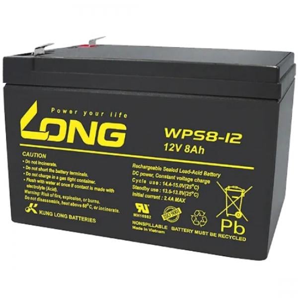 Аккумуляторная батарея для ИБП Long WPS8-12 AGM 12V 8 Ah (32534290) Аккумуляторная батарея для ИБП Long WPS8-12 AGM 12V 8 Ah (32534290)