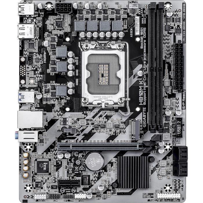 Материнська плата Gigabyte H810M K Black (31776140)