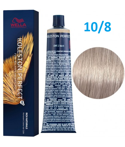 Краска для волос Wella Professionals Koleston Perfect ME+Rich Naturals 10/8 Hell-lichtblond perl 60 мл - фото 2