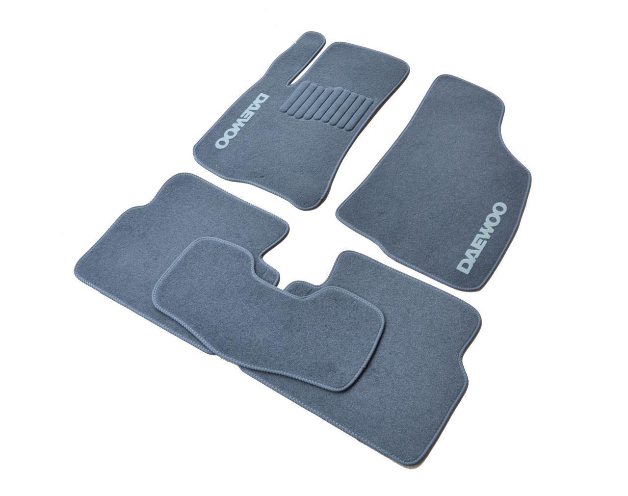 Килимки автомобільні ворсові AVTO-Gumm для Daewoo Lanos 1997 5 шт. Сірий (1398312994)