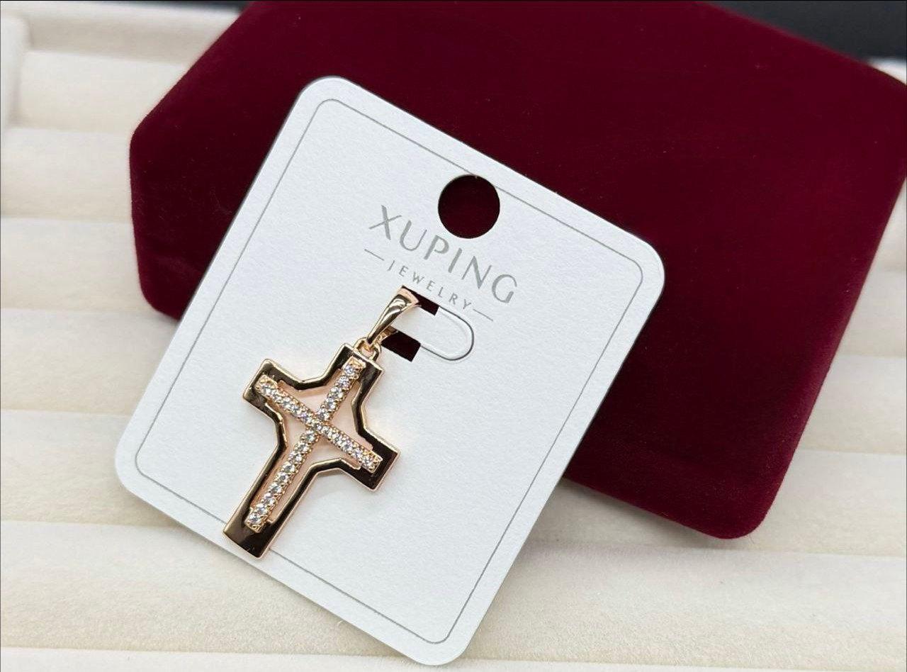 Кулон женский крестик Xuping из медицинского золота (2912099732)