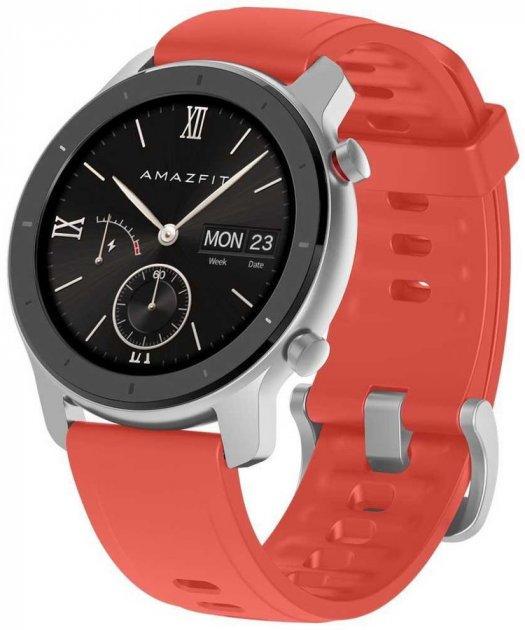 Часы смарт Amazfit GTR A1910 Coral Red Часы смарт Amazfit GTR A1910 Coral Red