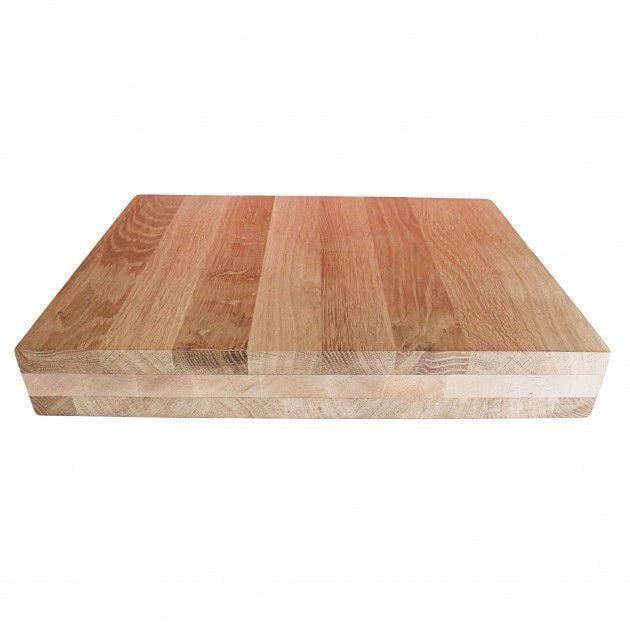 Дошка кухонна Mazhura Alder MZ-323064 з дубовими вставками 30х40х6 см (4-6-3976826)