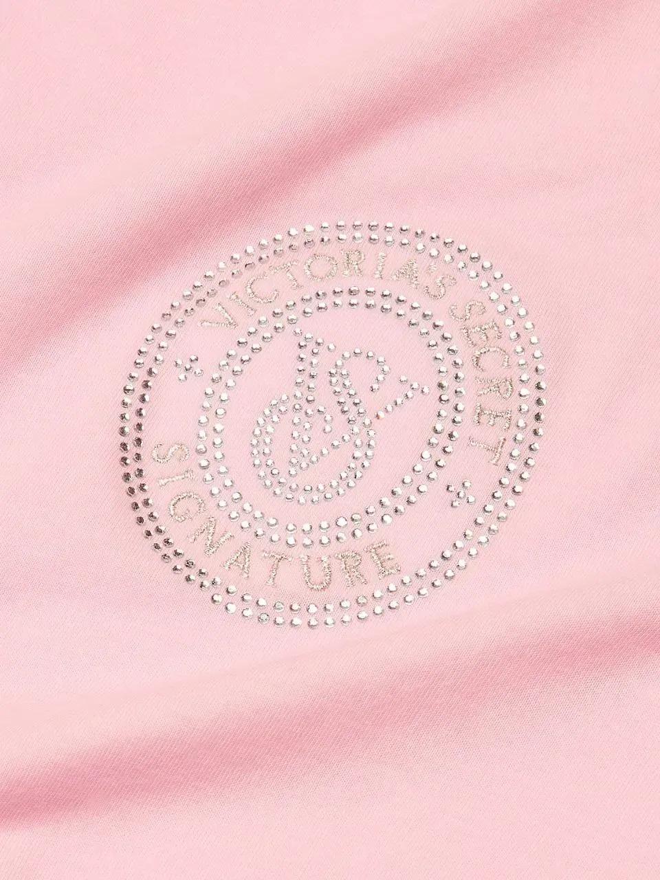 Піжама фланелева світшот/штани Victoria's Secret Flannel Long-Sleeve Tee-Jama Set XL Рожевий (26811542D) - фото 3