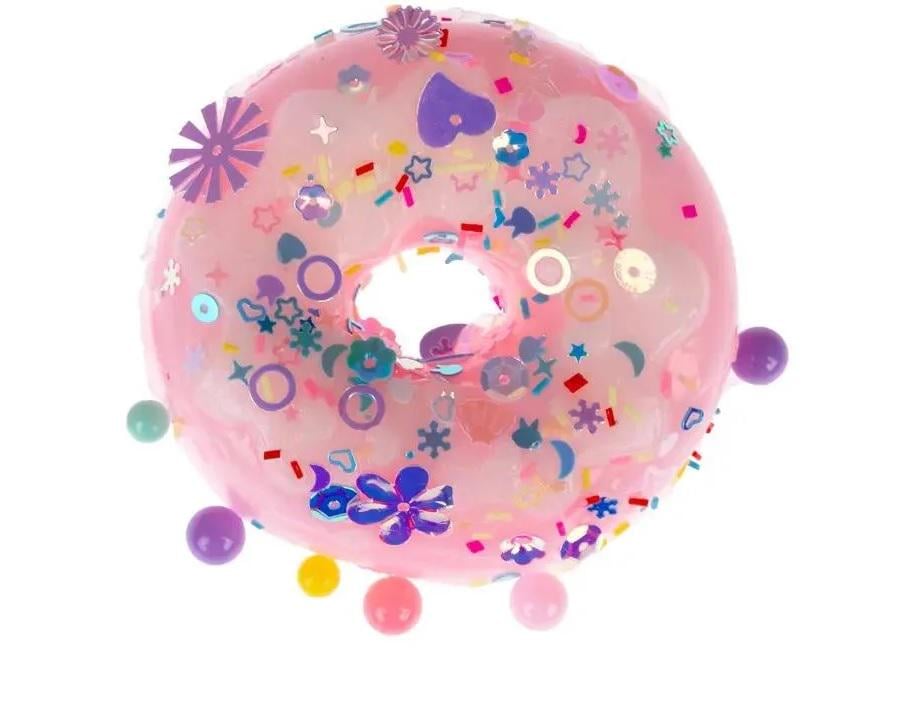 Игрушка-антистерес сквиши Пончик с присыпкой 8 см Розовый Игрушка-антистерес сквиши Пончик с присыпкой 8 см Розовый