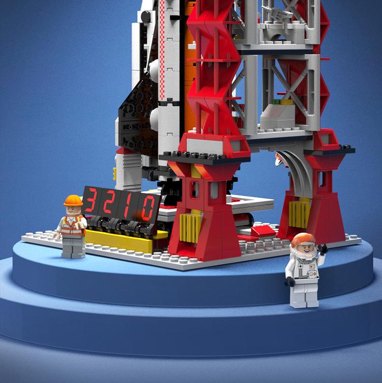 Конструктор дитячий GUDI космічнийшатл та ракета з 679 дет. - фото 4 Конструктор дитячий GUDI космічнийшатл та ракета з 679 дет. - фото 4