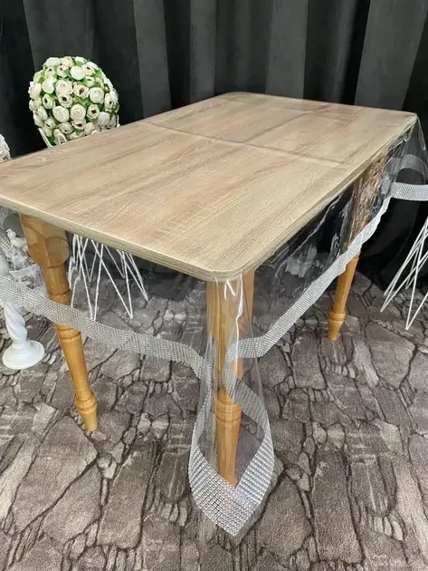 Скатерть силиконовая прямоугольная 150x260 см Cristal ((150/260))