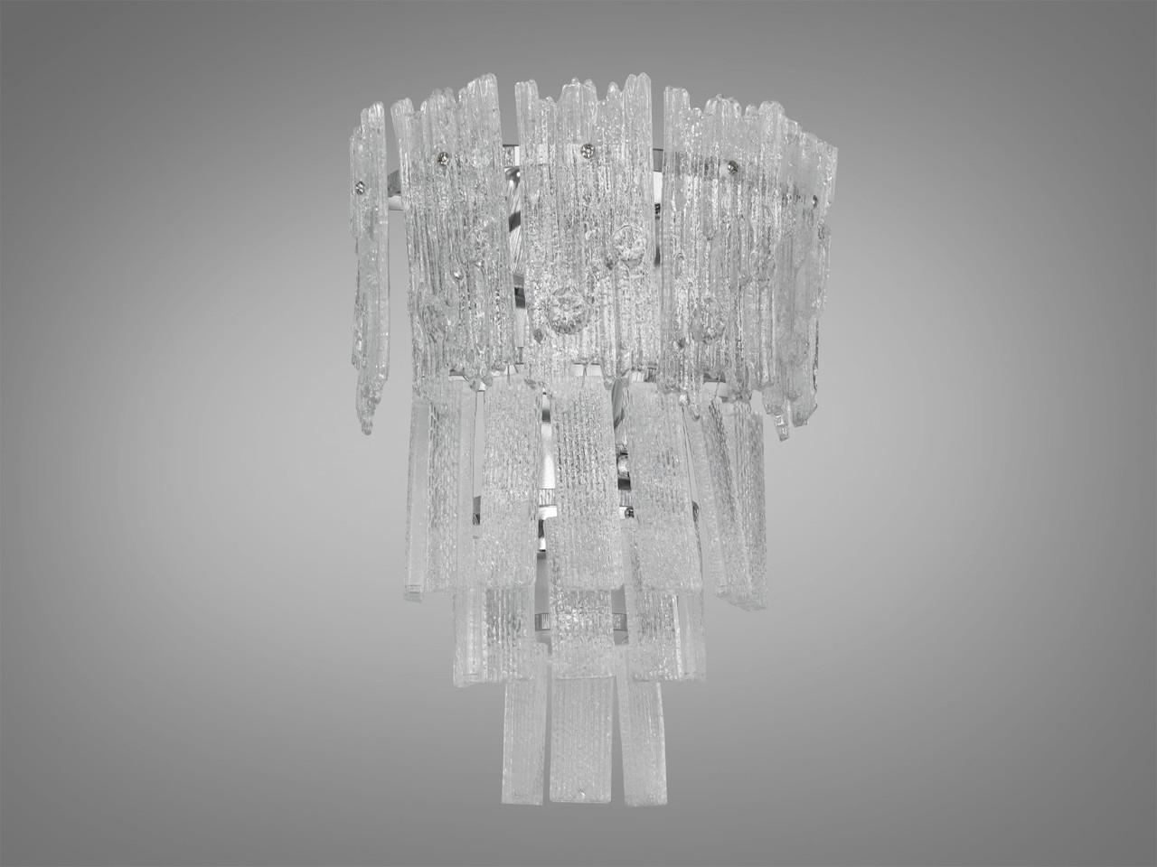 Бра из хрусталя в спальню 303BCH-LS Хром (2050445869)