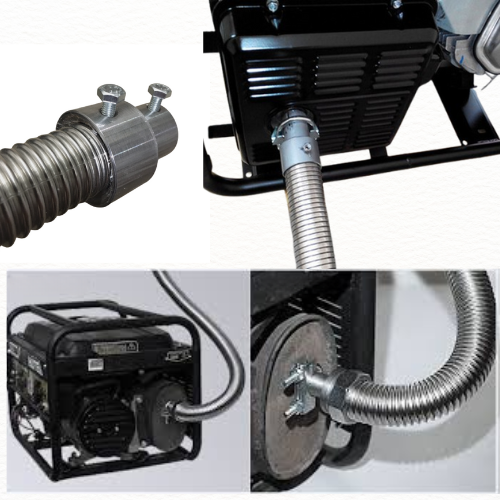 Гофра для системы выхлопа генератора Ø 32 мм - фото 6 Гофра для системы выхлопа генератора Ø 32 мм - фото 6
