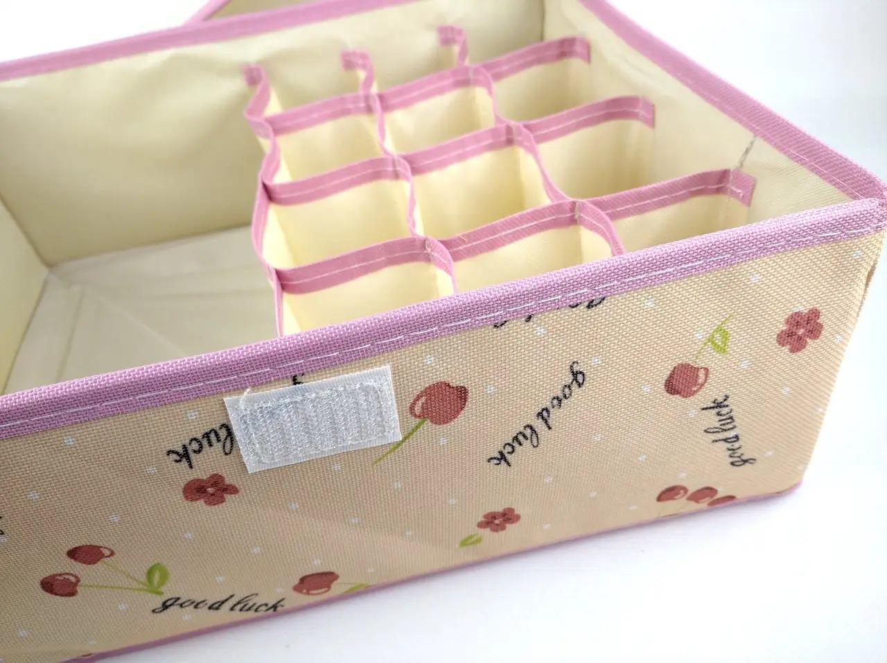 Органайзер для нижнего белья и носков 12 ячеек/1 большое отделение (ОДШ-124-9) - фото 5 Органайзер для нижнего белья и носков 12 ячеек/1 большое отделение (ОДШ-124-9) - фото 5