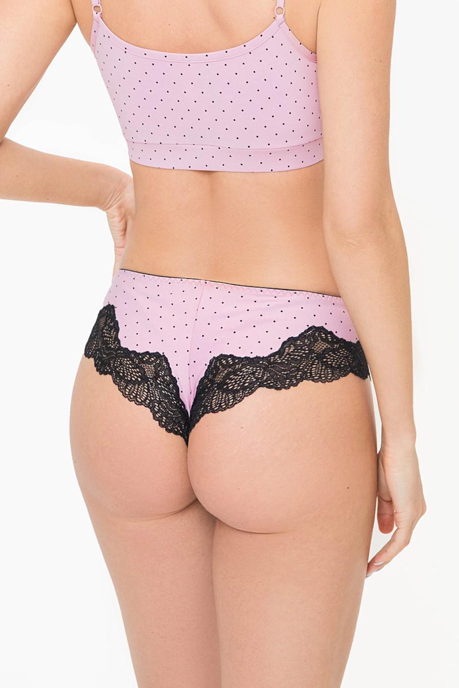 Комплект білизни Anabel Arto топ/трусики бразиліана 70B/S Зефір/Чорний (31932/64932) - фото 5 Комплект білизни Anabel Arto топ/трусики бразиліана 70B/S Зефір/Чорний (31932/64932) - фото 5