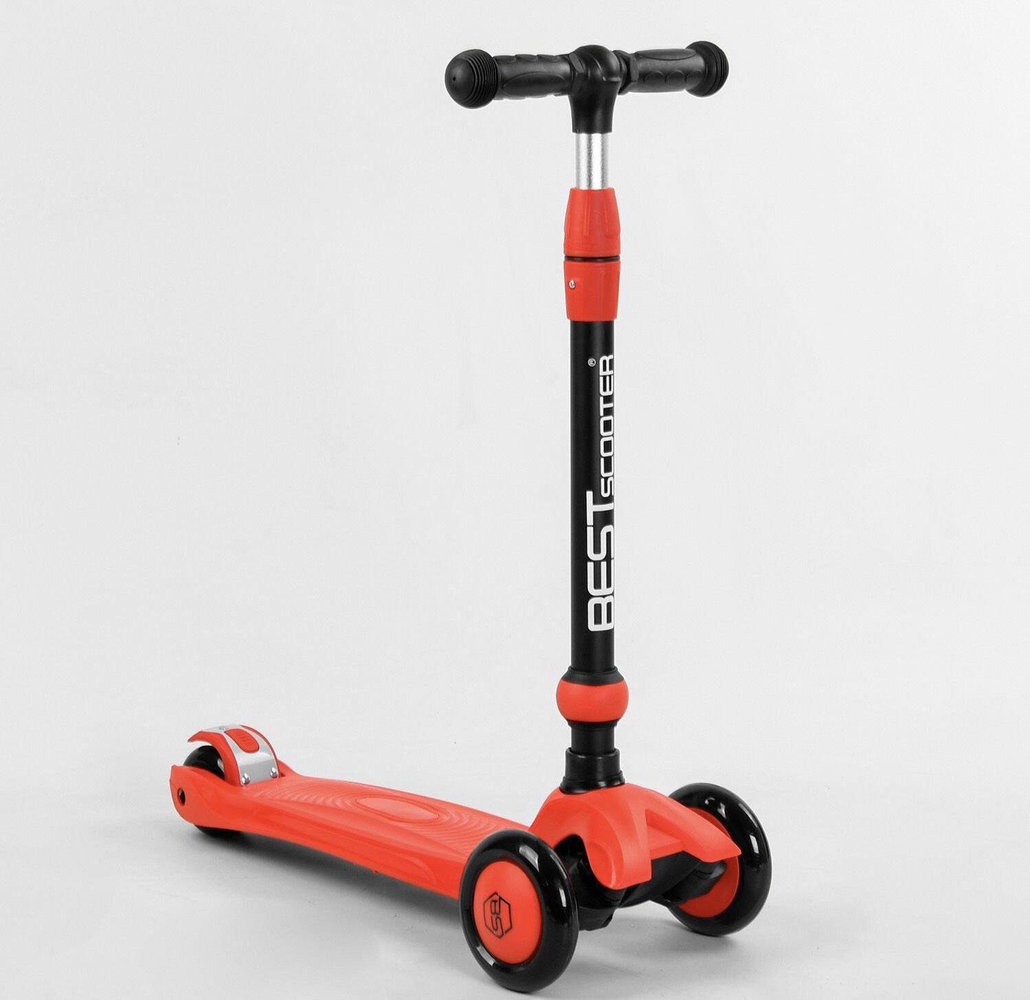 Самокат-велобіг триколісний Best Scooter 3в1 Червоний (71899) - фото 4 Самокат-велобіг триколісний Best Scooter 3в1 Червоний (71899) - фото 4