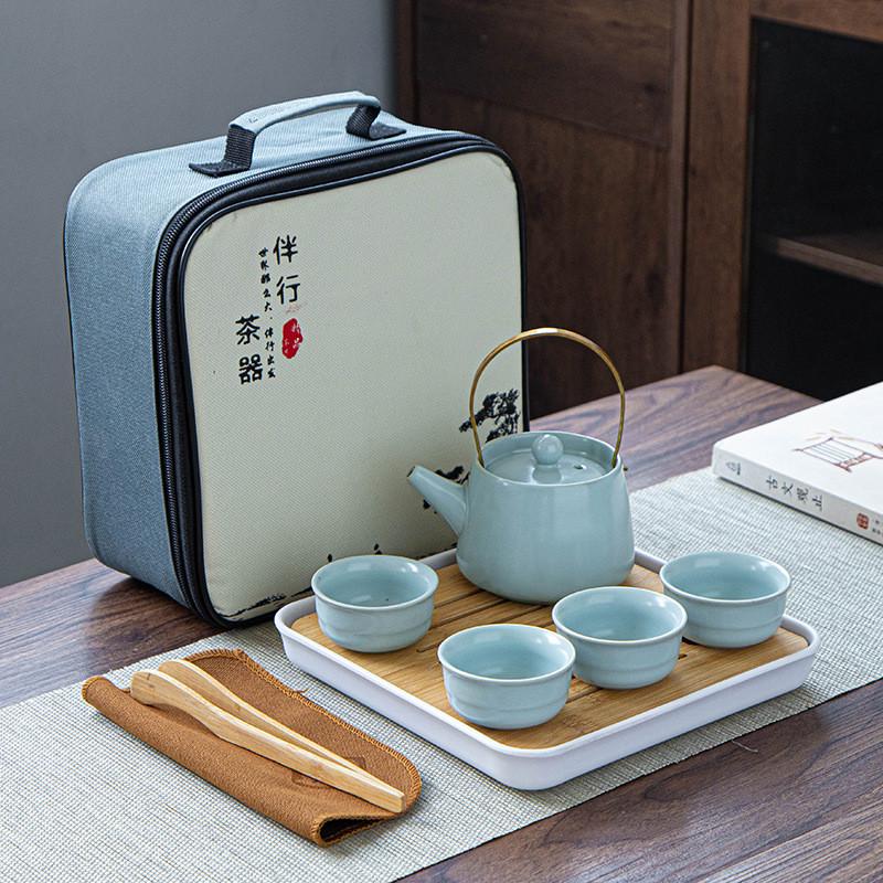 Набір для чайних церемоній UFT чайник/4 піали та чабань Blue (TSET10) - фото 7 Набір для чайних церемоній UFT чайник/4 піали та чабань Blue (TSET10) - фото 7