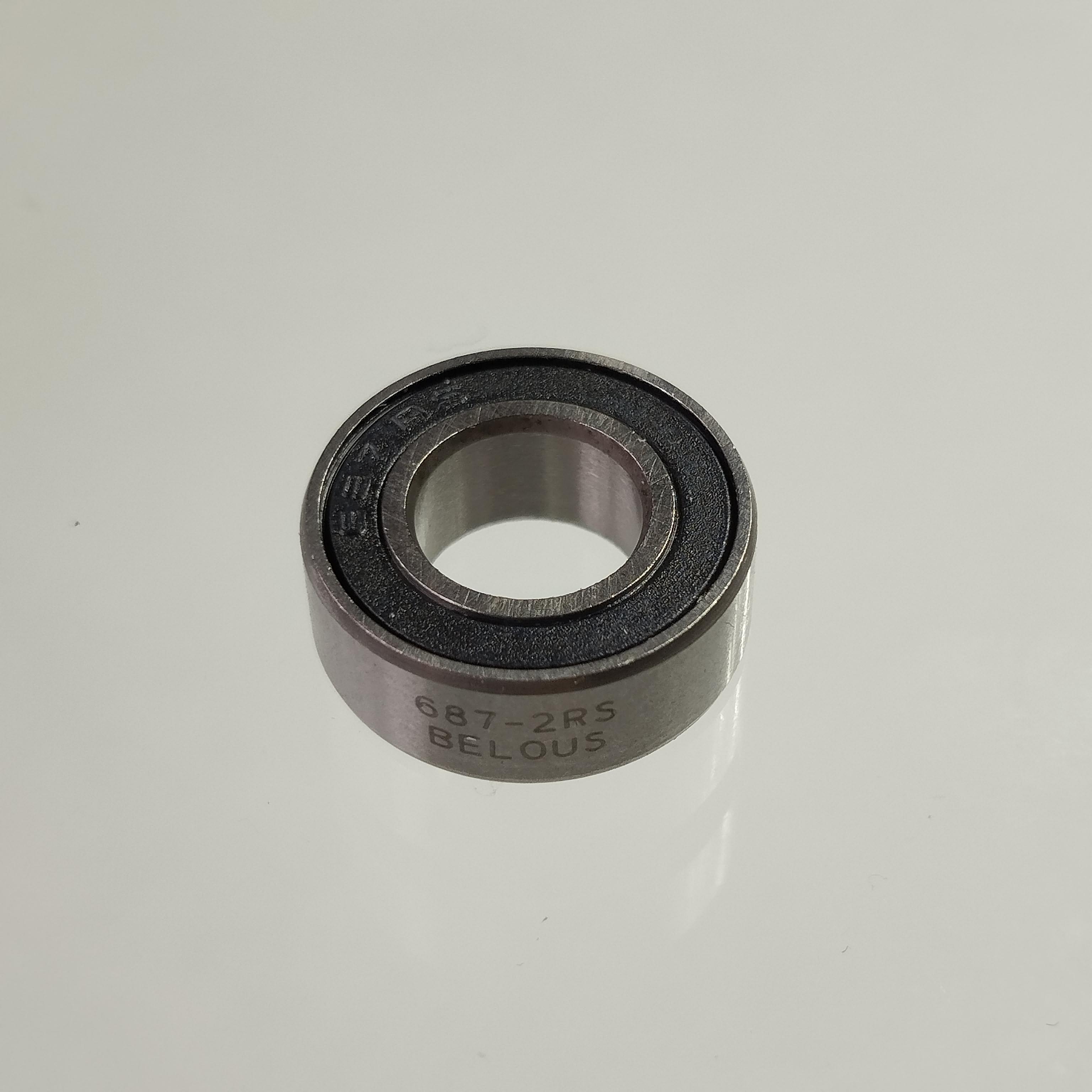 Подшипник BELOUS 687 2RS шариковый однорядный 7x14x5 gcr15 ABEC3 rpm10000 (100321) - фото 2 Подшипник BELOUS 687 2RS шариковый однорядный 7x14x5 gcr15 ABEC3 rpm10000 (100321) - фото 2