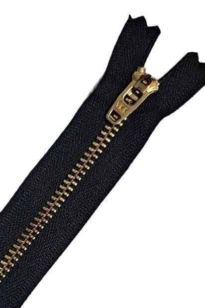 Молния для джинсов YKK 18 см Черный/Золото (3060256747)
