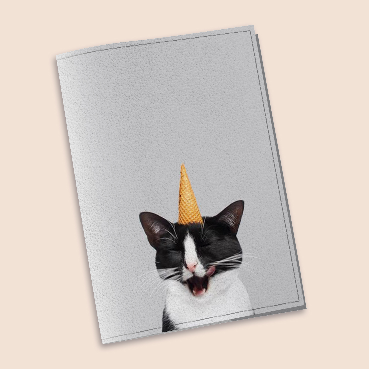 Обложка на паспорт Wall-style The cover Кот 9,6x13,3 см (912079)