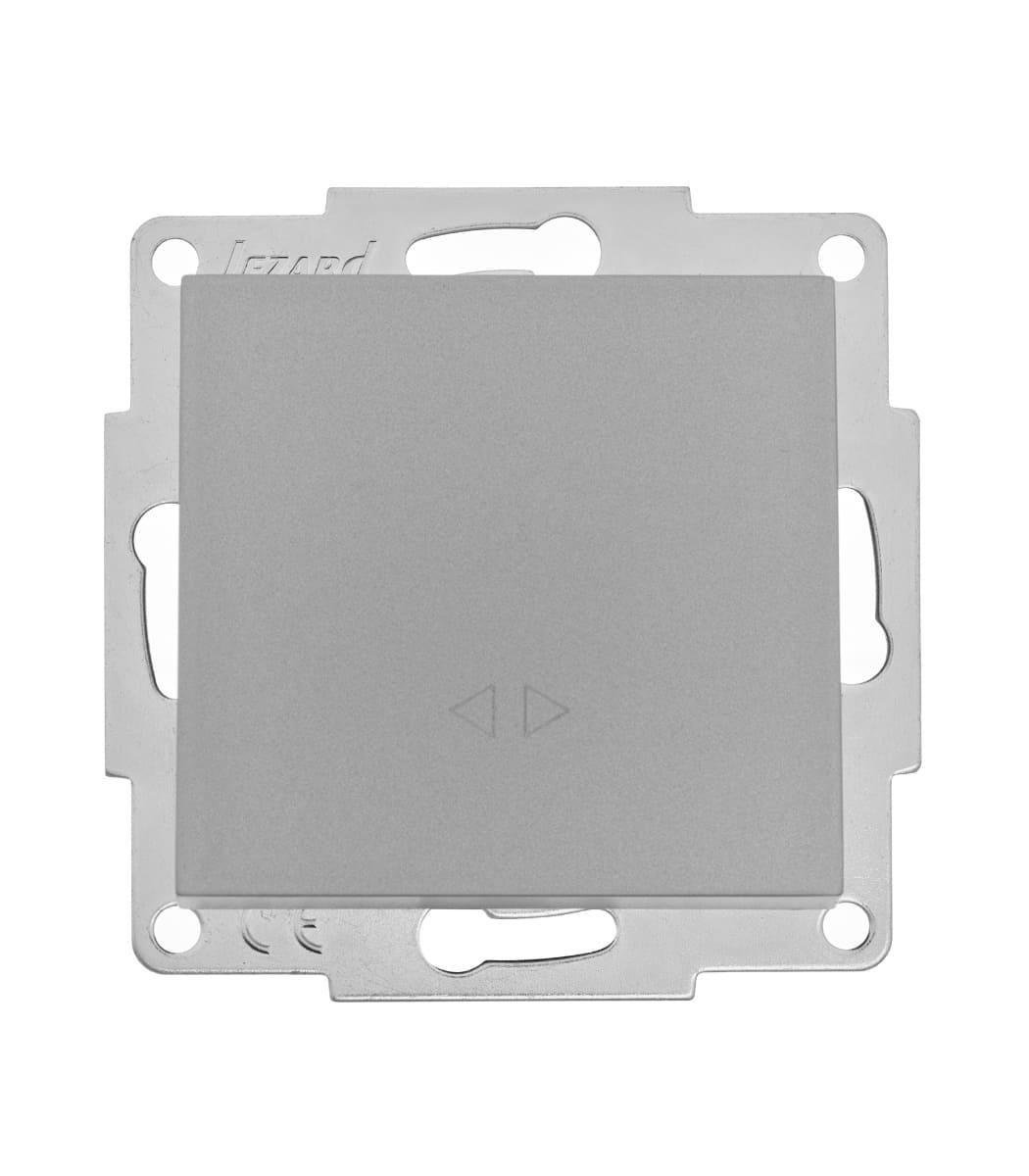 Выключатель одноклавишный промежуточный Lezard Vesna Серый (00000023077)
