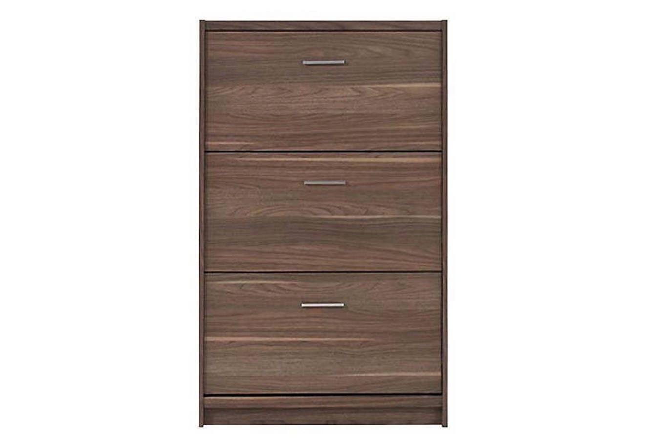 Тумба для обуви Гербор Опен 70х18х124 Орех калифорнийский (6217)