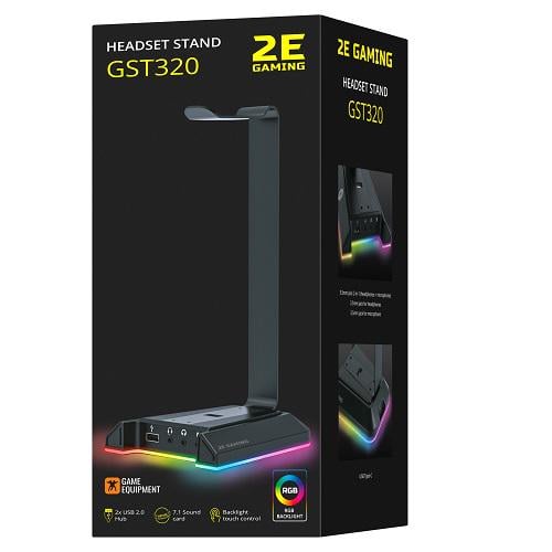 Подставка для наушников 2E GAMING GST320 RGB USB Black (2E-GST320UB) - фото 7