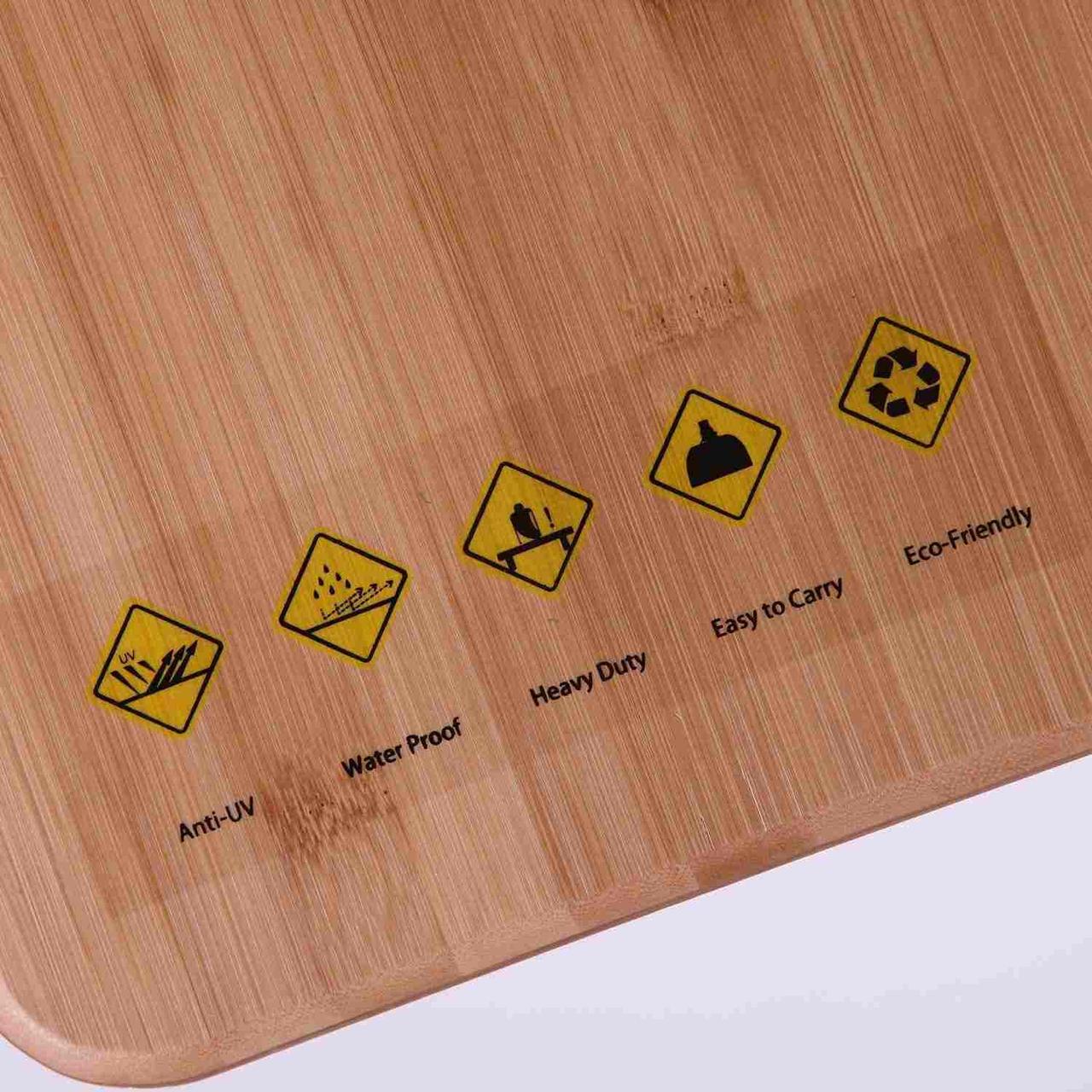 Туристический стол раскладной KingCamp Bamboo KC3929 Yellow (KC3929_YELLOW) - фото 4 Туристический стол раскладной KingCamp Bamboo KC3929 Yellow (KC3929_YELLOW) - фото 4