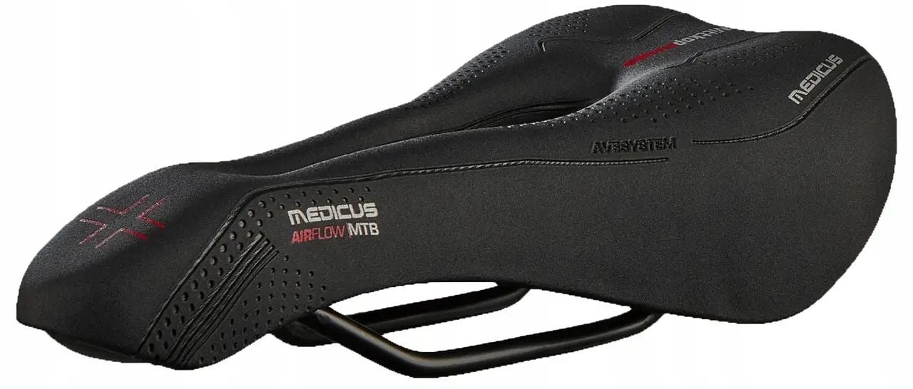 Седло для велосипеда Wittkop Medicus Airflow с Memory Foam 27,8х13,7х6,1 см Черный (IAN476431)