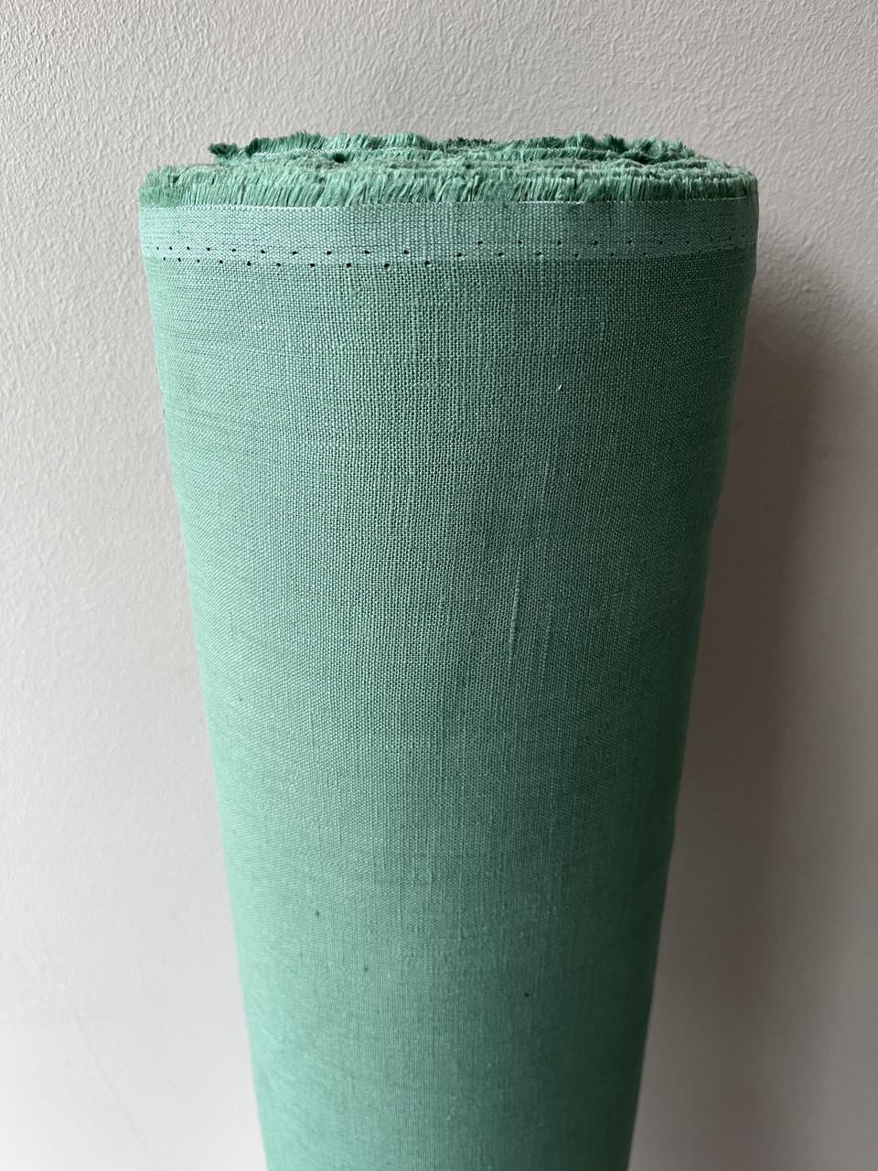 Тканина скатерна LINEN PLUS 100% льон 143 см 1621 Світло-зелений - фото 1 Тканина скатерна LINEN PLUS 100% льон 143 см 1621 Світло-зелений - фото 1
