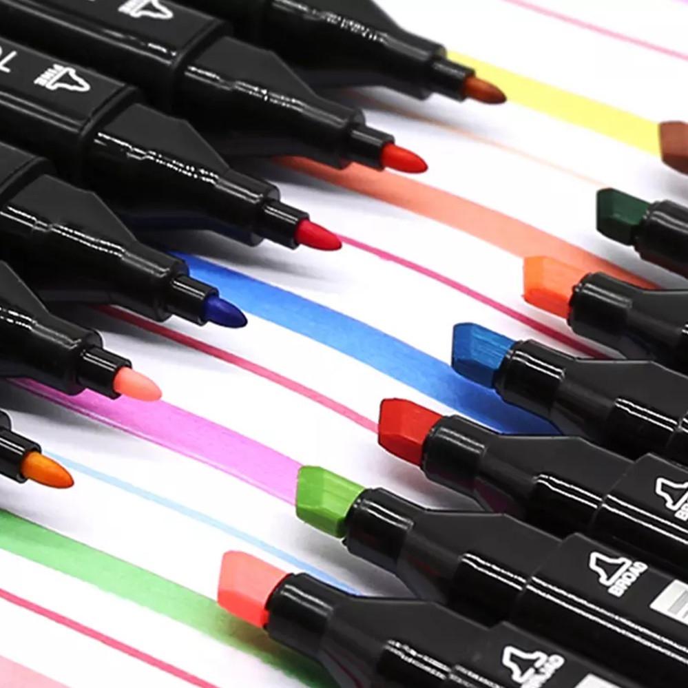 Набір маркерів для скетчингу двосторонні 80 шт. - фото 3 Набір маркерів для скетчингу двосторонні 80 шт. - фото 3