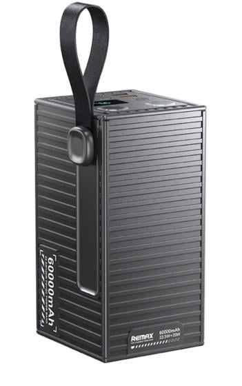 Повербанк Remax RPP-609 Pro 60000 mAh PD 20W/QC 22,5W Grey (29682808)