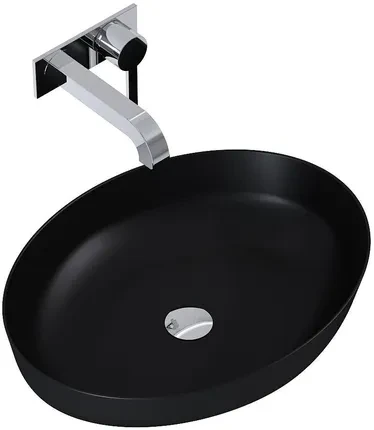 Раковина ELITA Metis 52х39 см Black Matt (145001)