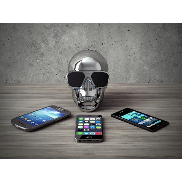 Колонки Jarre Technologies AeroSkull XS + Chrome Silver - фото 4