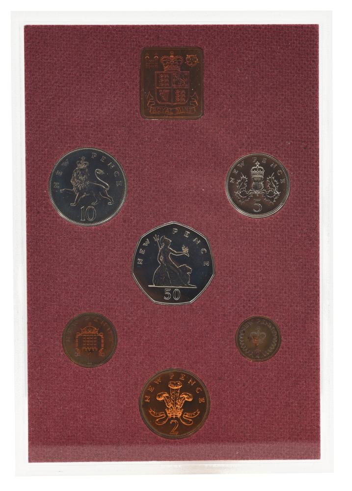 Набор коллекционных монет Великобритания 6 монет 1979 AU-UNC 0,5/1 пенни 2/5/10/50 пенсов в сувенирной упаковке (М23761) Набор коллекционных монет Великобритания 6 монет 1979 AU-UNC 0,5/1 пенни 2/5/10/50 пенсов в сувенирной упаковке (М23761)