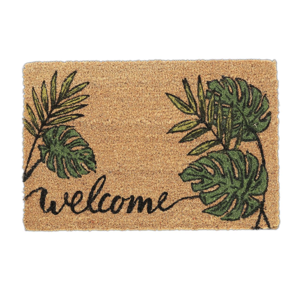 Коврик Relaxdays Welcome из кокосового волокна 60x40 см (10043416)