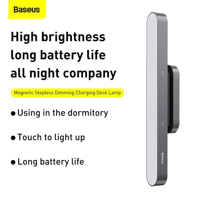 Лампа універсальна Baseus Magnetic Stepless Dimming Charging Desk Lamp 4,5 W 1800 mAh 4-24h - фото 4