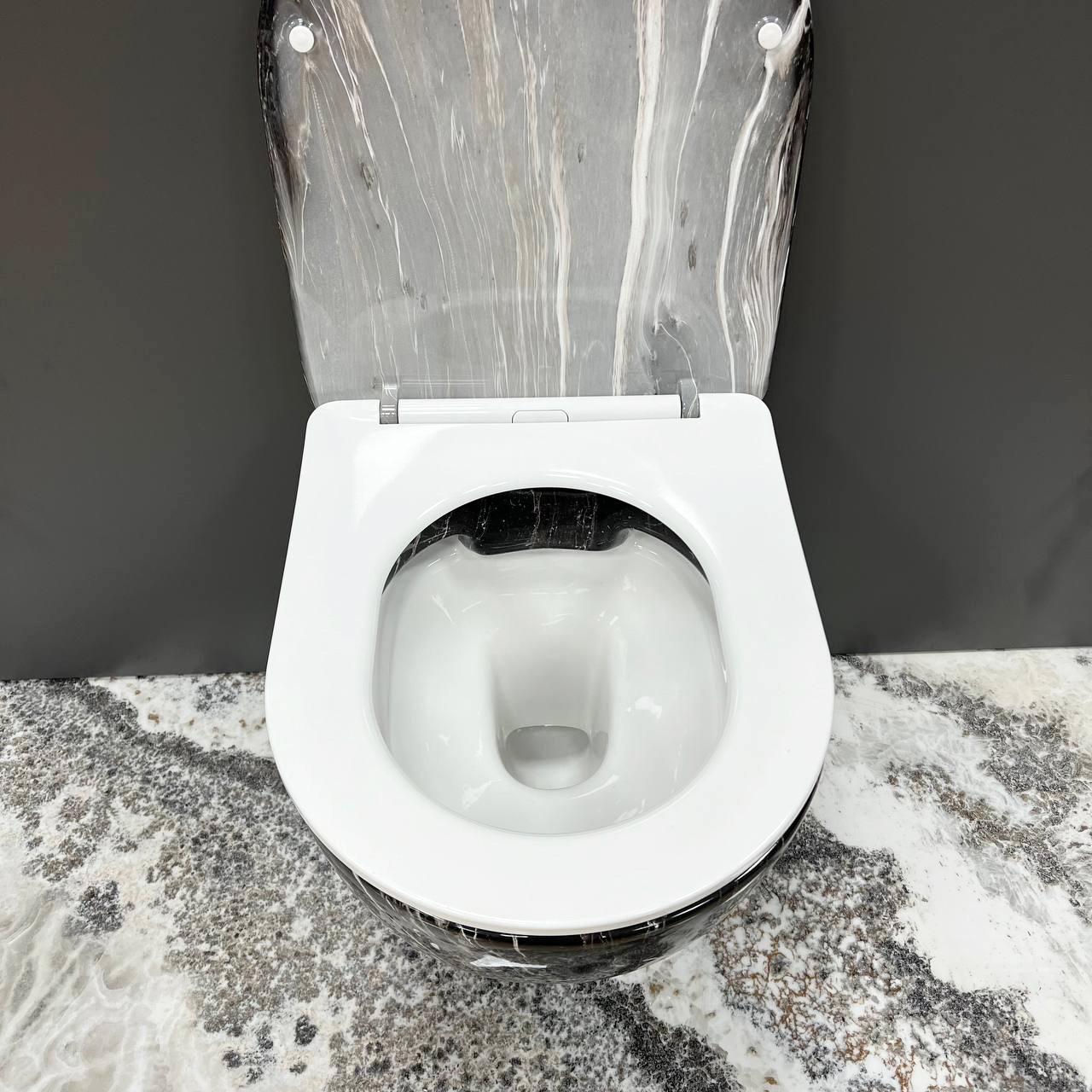 Унитаз подвесной VBI VULCANO Black Onyx (2810366775) - фото 6 Унитаз подвесной VBI VULCANO Black Onyx (2810366775) - фото 6