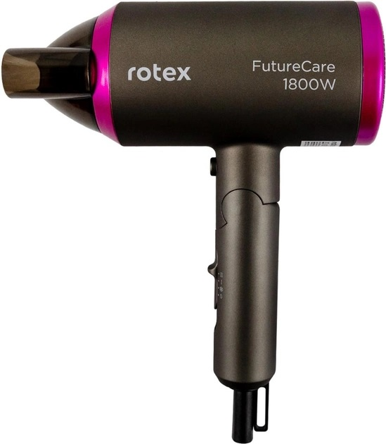 Фен обычный Rotex RFF186-V со стильным дизайном компактный Серый (GR-05188) Фен обычный Rotex RFF186-V со стильным дизайном компактный Серый (GR-05188)